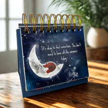 Load image into Gallery viewer, Fox Under The Moon - 365 Thoughts Daily Desktop Quotes
