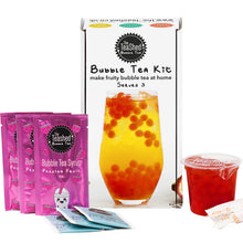 Load image into Gallery viewer, 3 Serving Fruit Bubble Tea Kit Gift Box