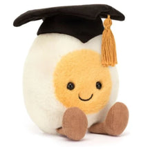 Load image into Gallery viewer, Jellycat Amuseables Boiled Egg Graduation