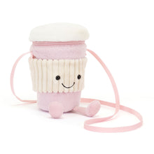 Load image into Gallery viewer, Jellycat Amuseables Coffee-To-Go Pink Bag