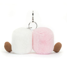Load image into Gallery viewer, Jellycat Amuseables Pair of Marshmallows Bag Charm