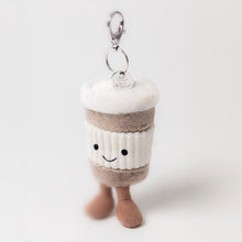 Load image into Gallery viewer, Jellycat Amuseables Coffee-To-Go Bag Charm