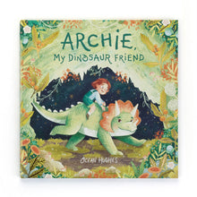 Load image into Gallery viewer, Jellycat Archie, My Dinosaur Friend Book