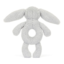 Load image into Gallery viewer, Jellycat Bashful Bunny Ring Rattle Silver