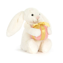 Load image into Gallery viewer, Jellycat Bashful Bunny with Present - 1 per customer