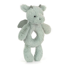 Load image into Gallery viewer, Jellycat Bashful Dragon Ring Rattle