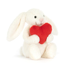 Load image into Gallery viewer, Jellycat Bashful Red Love Heart Bunny