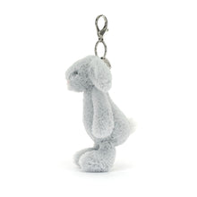 Load image into Gallery viewer, Jellycat Bashful Silver Bunny Bag Charm