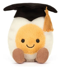 Load image into Gallery viewer, Jellycat Amuseables Boiled Egg Graduation
