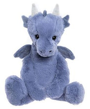 Load image into Gallery viewer, Charlie Bears Draco Dragon Denim Blue
