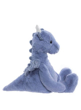 Load image into Gallery viewer, Charlie Bears Draco Dragon Denim Blue