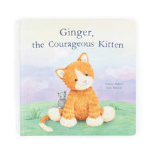 Load image into Gallery viewer, Jellycat Ginger, the Courageous Kitten Book