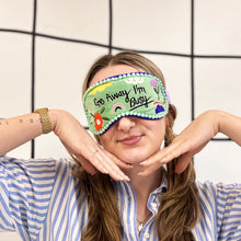 Load image into Gallery viewer, Small Talk 'Go Away, I'm Busy' Eyemask