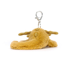 Load image into Gallery viewer, Jellycat Golden Dragon Bag Charm