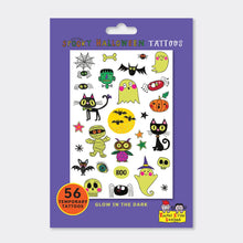 Load image into Gallery viewer, Children's Halloween Glow In The Dark Temporary Tattoos