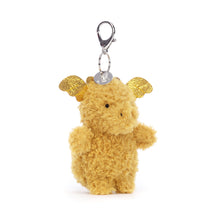 Load image into Gallery viewer, Jellycat Little Dragon Bag Charm