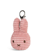 Load image into Gallery viewer, Miffy Flat Eco Corduroy Keyring Dusty Rose