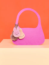 Load image into Gallery viewer, Miffy ECO Fuzzy Keychain Beige