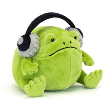 Load image into Gallery viewer, Jellycat Ricky Rain Frog Headphones