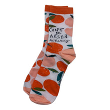 Load image into Gallery viewer, Small Talk 'Can't Be Arsed' Socks
