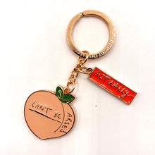 Load image into Gallery viewer, Small talk 'Can't be arsed' Keyring