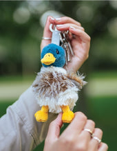 Load image into Gallery viewer, Wrendale Designs 'Webster' Duck Plush Character Keyring
