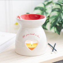 Load image into Gallery viewer, All You Need is Love Heart Oil Burner and Wax Warmer