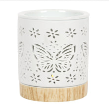 Load image into Gallery viewer, Matte Ceramic Butterfly Oil Burner