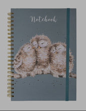 Load image into Gallery viewer, Wrendale Designs 'Owlets' Owl A4 Notebook