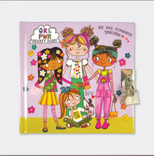 Load image into Gallery viewer, Lockable Secret Diary - Girl Power