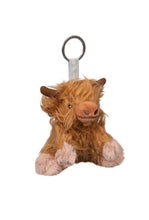 Load image into Gallery viewer, Wrendale Designs 'Gordon' Highland Cow Plush Character Keyring
