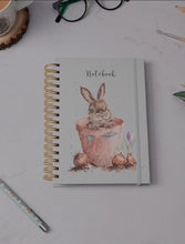 Load image into Gallery viewer, Wrendale Designs 'The Flower Pot' rabbit notebook