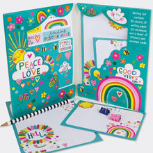 Load image into Gallery viewer, Letter Writing Set Wallet - Positive Vibes