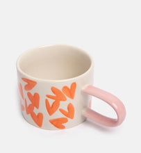 Load image into Gallery viewer, Orange Hearts Ceramic Mug
MGG114