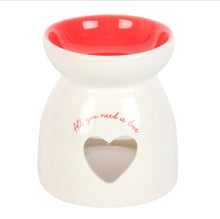 Load image into Gallery viewer, All You Need is Love Heart Oil Burner and Wax Warmer