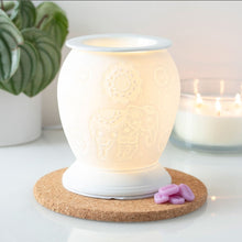Load image into Gallery viewer, Elephant White Ceramic Electric Oil Burner
