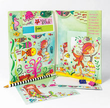 Load image into Gallery viewer, Letter Writing Set Wallet - Mermaid