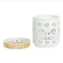 Load image into Gallery viewer, Matte Ceramic Butterfly Oil Burner