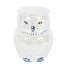 Load image into Gallery viewer, Owl Shaped Iridescent Oil Burner and Wax Warmer
