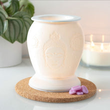 Load image into Gallery viewer, Buddha White Ceramic Electric Oil Burner