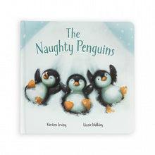 Load image into Gallery viewer, Jellycat Naughty Penguins Book