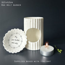 Load image into Gallery viewer, 1012 Wax Melt Burner - May your troubles melt away
