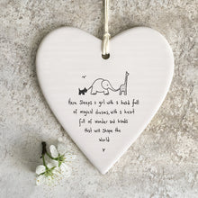 Load image into Gallery viewer, 6217 Wobbly Round Heart - Here Sleeps A Girl
