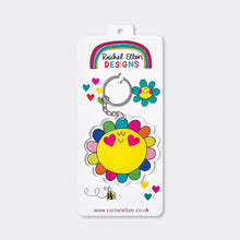 Load image into Gallery viewer, Flower Acrylic Keyring
