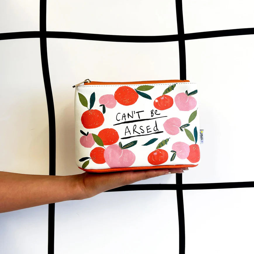 Small Talk 'Can't Be Arsed' Makeup Bag