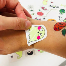 Load image into Gallery viewer, Children's Halloween Glow In The Dark Temporary Tattoos
