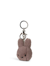 Load image into Gallery viewer, Miffy ECO Fuzzy Keychain Taupe
