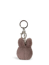 Load image into Gallery viewer, Miffy ECO Fuzzy Keychain Taupe
