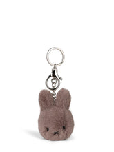 Load image into Gallery viewer, Miffy ECO Fuzzy Keychain Taupe
