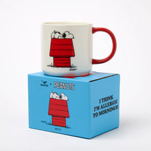 Load image into Gallery viewer, Peanuts Snoopy Allergic to Mornings Mug
